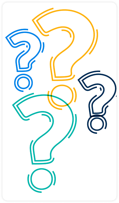 Question marks illustration